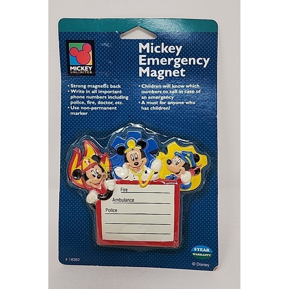 Mickey Unlimited Mickey Emergency Magnet